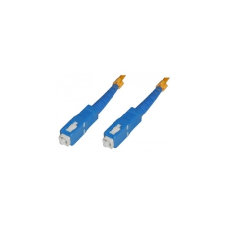 MicroConnect - Network cable - SC / UPC single-mode (M) to SC / UPC single-mode (M) - 20 m - fibre optic - 9  /  125 micron - halogen-free - yellow - 0