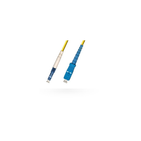 MicroConnect - Network cable - SC/UPC single-mode (M) to LC/UPC single-mode (M) - 5 m - fibre optic - 9 / 125 micron - OS1/OS2 - halogen-free - yellow - 0