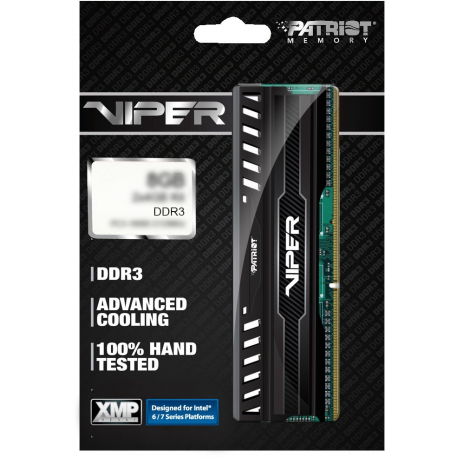 Patriot Extreme Performance Viper 3 Series Black Mamba Edition - DDR3 - kit - 16 GB: 2 x 8 GB - DIMM 240-pin - 1866 MHz / PC3-15000 - CL10 - 1.5 V - unbuffered - non-ECC - 3