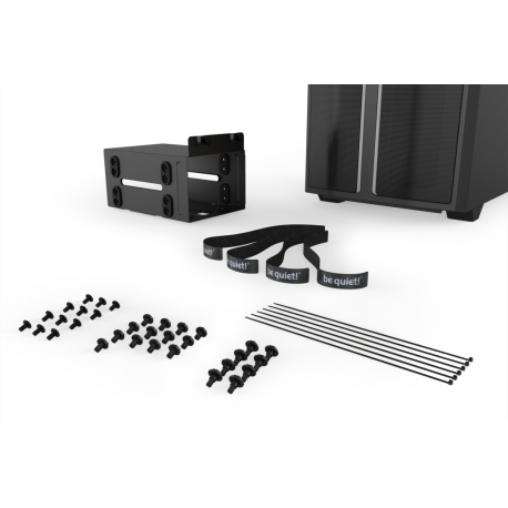 be quiet! Pure Base 500DX - Tower - ATX - windowed side panel (tempered glass) - no power supply (ATX / PS/2) - black - USB/Audio - 8