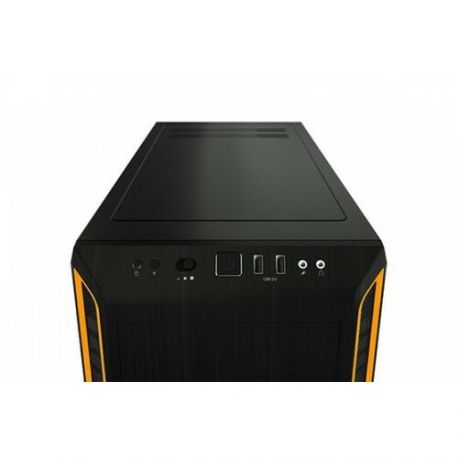 be quiet! Pure Base 600 Window - Tower - ATX - windowed side panel - no power supply (ATX / PS/2) - black, orange - USB/Audio - 8