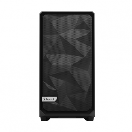 Fractal Design Meshify 2 - Tower - extended ATX - windowed side panel (tempered glass) - no power supply (ATX) - black - USB/Audio - 18