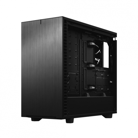 Fractal Design Define 7 - Tempered Glass Edition - tower - extended ATX - windowed side panel (tempered glass) - no power supply (ATX) - black - USB/Audio - 17