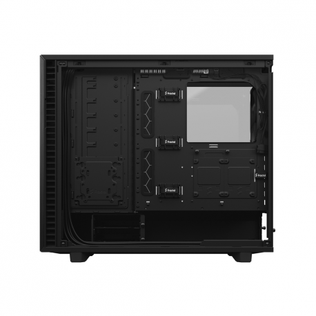 Fractal Design Define 7 - Tempered Glass Edition - tower - extended ATX - windowed side panel (tempered glass) - no power supply (ATX) - black - USB/Audio - 25
