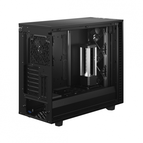 Fractal Design Define 7 - Tempered Glass Edition - tower - extended ATX - windowed side panel (tempered glass) - no power supply (ATX) - black - USB/Audio - 30