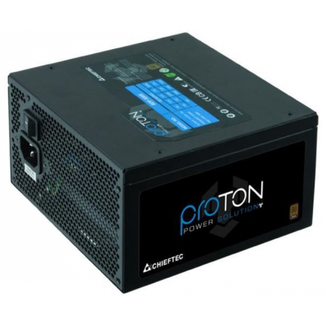 Chieftec Proton Series BDF-500S - Power supply (internal) - ATX12V 2.3/ EPS12V - 80 PLUS Bronze - AC 115-230 V - 500 Watt - active PFC - black - 3