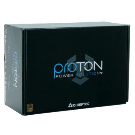 Chieftec Proton Series BDF-500S - Power supply (internal) - ATX12V 2.3/ EPS12V - 80 PLUS Bronze - AC 115-230 V - 500 Watt - active PFC - black - 4