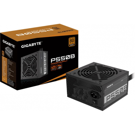 Gigabyte P550B - Power supply (internal) - ATX12V 2.31 - 80 PLUS Bronze - AC 100-240 V - 550 Watt - active PFC - 6
