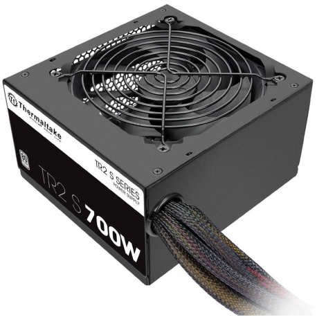 Thermaltake TR2 S 700W - Power supply (internal) - ATX12V 2.3/ EPS12V - 80 PLUS - AC 230 V - 700 Watt - active PFC - Europe - black - 0