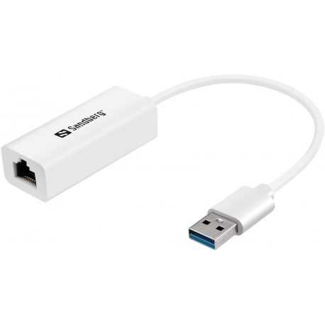 Sandberg USB 3.0 Gigabit Network Adapter - network adapter - USB 3.0 - Gigabit Ethernet - 0