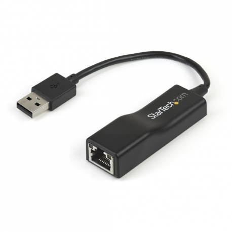 StarTech.com USB 2.0 to 10/100 Mbps Ethernet Network Adapter Dongle - USB Network Adapter - USB 2.0 Fast Ethernet Adapter - USB NIC (USB2100) - Network adapter - USB 2.0 - 10/100 Ethernet - black - 0