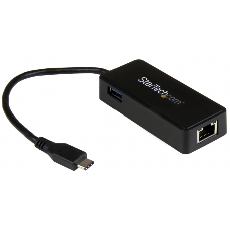 USB-C TO GIGABIT ADAPTER (StarTech.com USB-C auf Gigabit Netzwerkadapter mit extra USB Anschluss - USB 3.1 Gen 1 (5 Gbit/s)) - 0