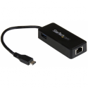 USB-C TO GIGABIT ADAPTER (StarTech.com USB-C auf Gigabit Netzwerkadapter mit extra USB Anschluss - USB 3.1 Gen 1 (5 Gbit/s))