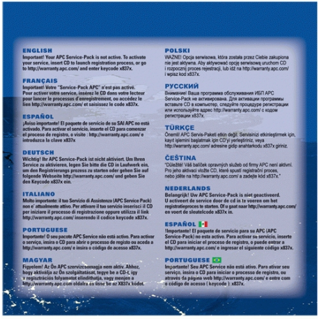 APC Extended Warranty Service Pack - Technical support - phone consulting - 1 year - 24x7 - for P/N: SURT15KRMXLT-TF5, SYA12K16ICH, SYA12K16RMICH, SYA16K16ICH, SYA8K16ICH, SYA8K16RMICH - 1