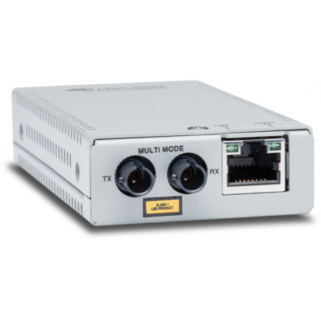 Allied Telesis AT MMC2000 / ST - Fibre media converter - GigE - 10Base-T, 1000Base-SX, 100Base-TX, 1000Base-T - RJ-45  /  ST multi-mode - up to 550 m - 850 nm - TAA Compliant - 0