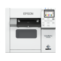 Epson ColorWorks CW-C4000E (MK) - Label printer - colour - ink-jet - Roll (10.2cm) - 1200 x 1200 dpi - up to 100 mm / sec (mono)  /  up to 100 mm / sec (colour) - USB, USB host - cutter