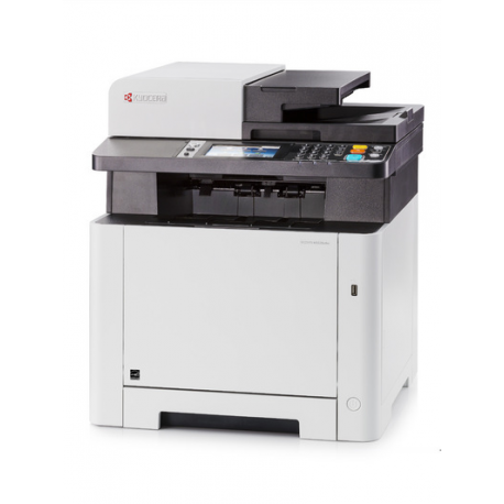 Kyocera ECOSYS M5526cdn - Multifunction printer - colour - laser - Legal (216 x 356 mm)/A4 (210 x 297 mm) (original) - A4/Legal (media) - up to 26 ppm (copying) - up to 26 ppm (printing) - 300 sheets - 33.6 Kbps - USB 2.0, Gigabit LAN, USB host - 9