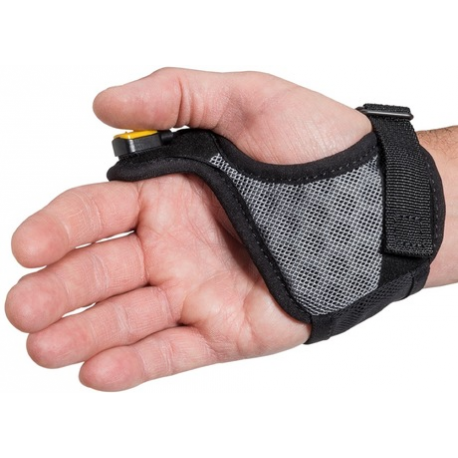 Zebra Enterprise - Barcode scanner hand mount and hand wrap - left - medium - for Zebra RS5100 - 2