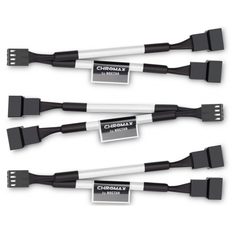 Noctua NA-SYC1 - Fan power cable - 4 PIN mini-power connector (F) to 4 PIN mini-power connector (M) - 11.5 cm - for Noctua NF-A14, P14R redux-1500, P14s redux-1200, P14s redux-1500, S12, S12b redux-1200 - 0