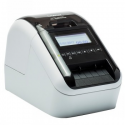 Brother QL-820NWBc - Label printer - two-colour (monochrome) - direct thermal - Roll (6.2 cm) - 300 x 600 dpi - up to 110 labels/min - USB 2.0, LAN, Wi-Fi(n), Bluetooth 5.2 - cutter - white, glossy black