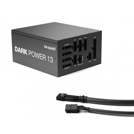 be quiet! Dark Power 13 - Power supply (internal) - ATX12V 3.0 /  EPS12V 2.92 - 80 PLUS Titanium - AC 100-240 V - 1000 Watt - active PFC - black - 2