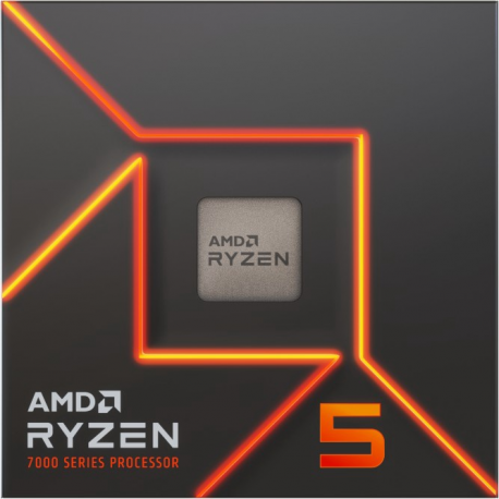 AMD Ryzen 5 7600 - 3.8 GHz - 6-core - 12 threads - 32 MB cache - Socket AM5 - Box - 1