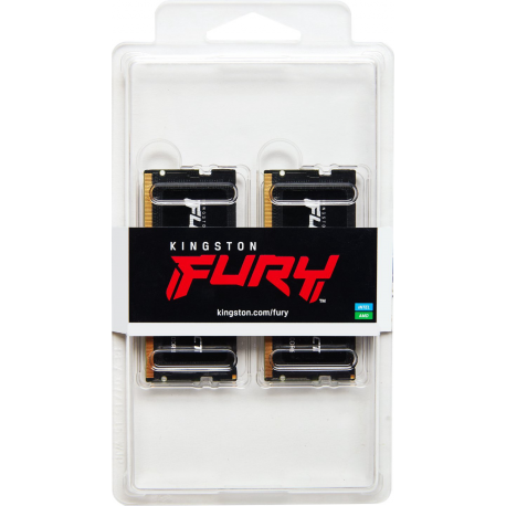 Kingston FURY Impact - DDR5 - kit - 64 GB: 2 x 32 GB - SO-DIMM 262-pin - 5600 MHz / PC5-44800 - CL40 - 1.1 V - unbuffered - on-die ECC - 2
