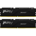 Kingston FURY Beast - DDR5 - kit - 16 GB: 2 x 8 GB - DIMM 288-pin - 6000 MHz  /  PC5-48000 - CL36 - 1.35 V - unbuffered - on-die ECC - black