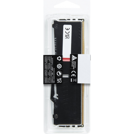 Kingston FURY Beast RGB - DDR5 - module - 32 GB - DIMM 288-pin - 6000 MHz / PC5-48000 - CL36 - 1.35 V - unbuffered - on-die ECC - black - 6