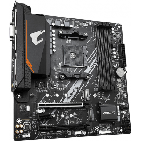 Gigabyte B550M AORUS ELITE - 1.0 - motherboard - micro ATX - Socket AM4 - AMD B550 - 1