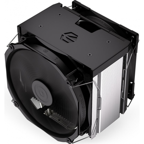 Endorfy Fortis 5 Dual Fan - Processor cooler - (for: LGA775, AM2+, LGA1366, AM3+, FM1, FM2+, LGA2011-3, LGA2011 (Square ILM), AM4, LGA2066, LGA1200, LGA1700, AM5, LGA115x Socket) - 120 mm / 140 mm - black - 5