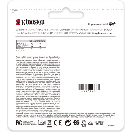 Kingston DataTraveler 70 - USB flash drive - 256 GB - USB-C 3.2 Gen 1 - 7