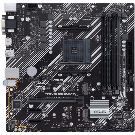 Gigabyte B550M K (AM4 DDR4 4733 O.C) Chipset AMD B550 USB 3.2 Slot M.2  Micro ATX