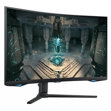 Samsung Odyssey G6 S32BG650EU - G65B Series - LCD monitor - Smart - gaming - curved - 32" - 2560 x 1440 QHD @ 240 Hz - VA - 350 cd/m² - 2500:1 - DisplayHDR 600 - 1 ms - 2xHDMI, DisplayPort - speakers - black - 2