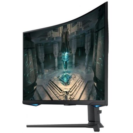 Samsung Odyssey G6 S32BG650EU - G65B Series - LCD monitor - Smart - gaming - curved - 32" - 2560 x 1440 QHD @ 240 Hz - VA - 350 cd/m² - 2500:1 - DisplayHDR 600 - 1 ms - 2xHDMI, DisplayPort - speakers - black - 4