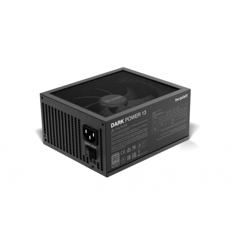 be quiet! Dark Power 13 - Power supply (internal) - ATX12V 3.0 /  EPS12V 2.92 - 80 PLUS Titanium - AC 100-240 V - 850 Watt - active PFC - black - 6