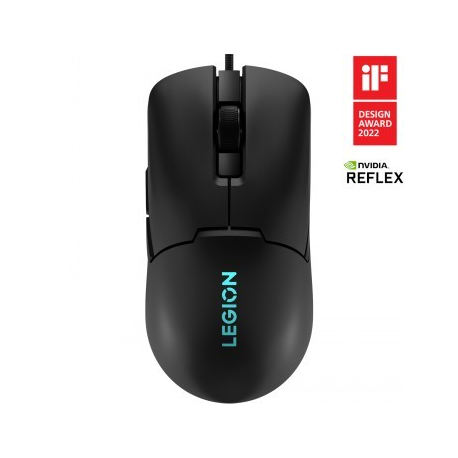 Lenovo Legion M300s RGB - Mouse - right and left-handed - optical - 6 buttons - wired - USB 2.0 - shadow black - retail - CRU - for Legion KM300 Gaming - 0