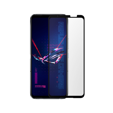 ASUS - Screen protector for mobile phone - 2.5D - glass - frame colour black - for ASUS ROG Phone 6, ROG Phone 6 Pro, ROG Phone 6D, ROG Phone 6D Ultimate - 2