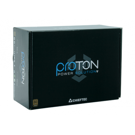 Chieftec Proton Series BDF-600S - Power supply (internal) - ATX12V 2.3 - 80 PLUS Bronze - AC 115-230 V - 600 Watt - active PFC - 5