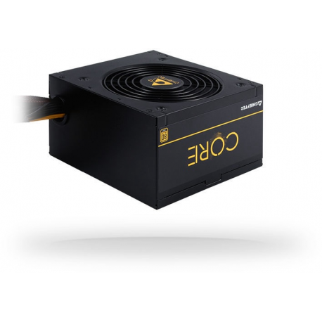 Chieftec Core Series BBS-500S - Power supply (internal) - ATX12V 2.3/ EPS12V/ PS/2 - 80 PLUS Gold - AC 100-240 V - 500 Watt - active PFC - 1