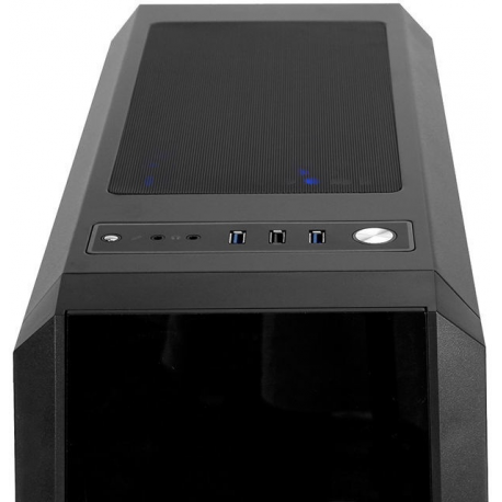Chieftec Gamer Series SCORPION 3 - Tower - ATX - windowed side panel (tempered glass) - no power supply (ATX) - black - USB/Audio - 7