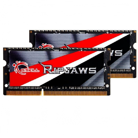 G.Skill Ripjaws F3-1600C9D-16GRSL - DDR3L - kit - 16 GB: 2 x 8 GB - SO-DIMM 204-pin - 1600 MHz / PC3-12800 - CL9 - 1.35 V - unbuffered - non-ECC - 3