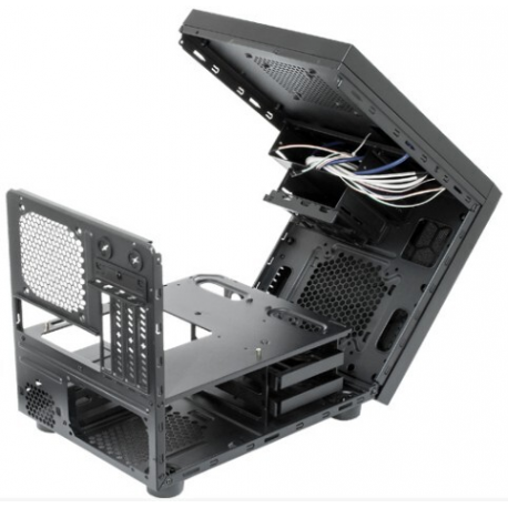 Chieftec Gaming Series - Tower - micro ATX - no power supply (ATX) - black - USB/Audio - 6