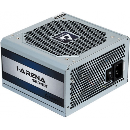 Chieftec iARENA GPC-600S - Power supply (internal) - ATX12V 2.3/ PS/2 - AC 230 V - 600 Watt - active PFC - silver - 0