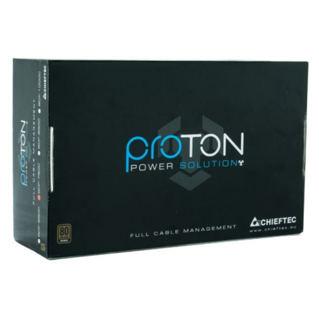 Chieftec Proton Series BDF-650C - Power supply (internal) - ATX12V 2.3 - 80 PLUS Bronze - AC 115-230 V - 650 Watt - active PFC - 4