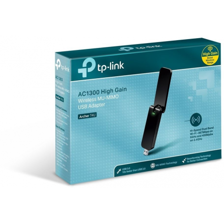 TP-Link Archer T4U - Network adapter - USB 3.0 - Wi-Fi 5 - 2