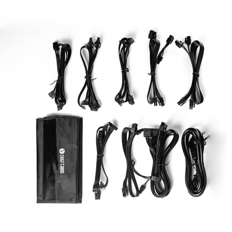 Chieftronic PowerUp Series 650W - Power supply (internal) - ATX12V 2.53 - 80 PLUS Gold - AC 100-240 V - 650 Watt - active PFC - 13