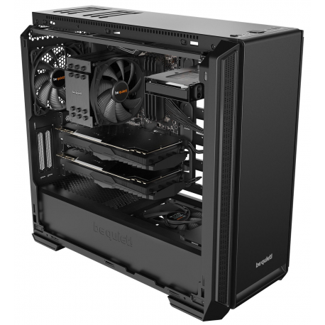be quiet! Silent Base 601 - Tower - extended ATX - no power supply (ATX / PS/2) - black - USB/Audio - 2