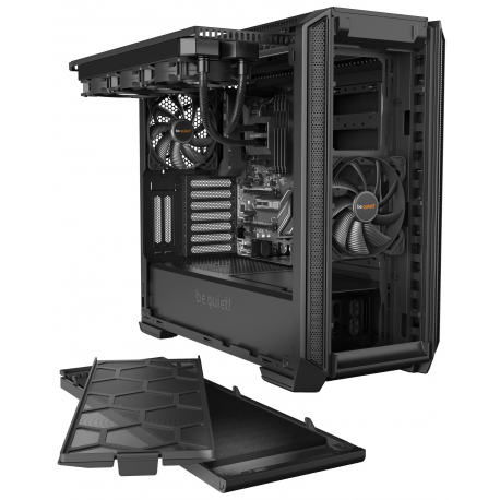 be quiet! Silent Base 601 - Tower - extended ATX - no power supply (ATX / PS/2) - black - USB/Audio - 4
