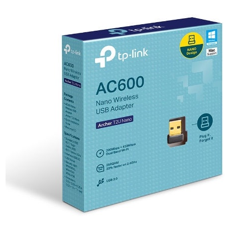 TP-Link Archer T2U - Network adapter - USB 2.0 - 802.11ac - 3